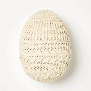 NWT Shaped Crochet Egg Throw Pillow Cream
- Threshold designed with Studio McGee